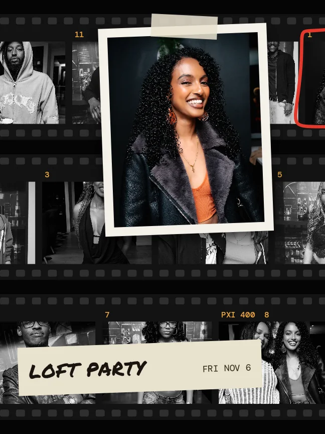 Loft Party, Contact look, page 1 of 4