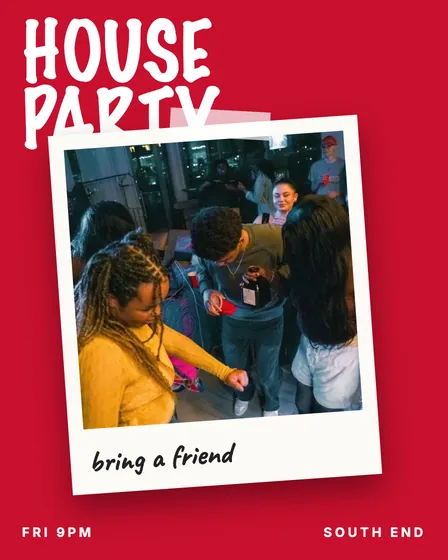 House Party flyer