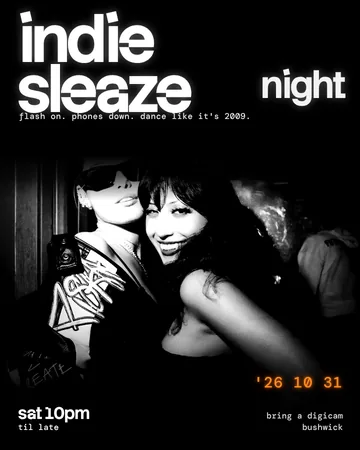 Indie Sleaze Night poster